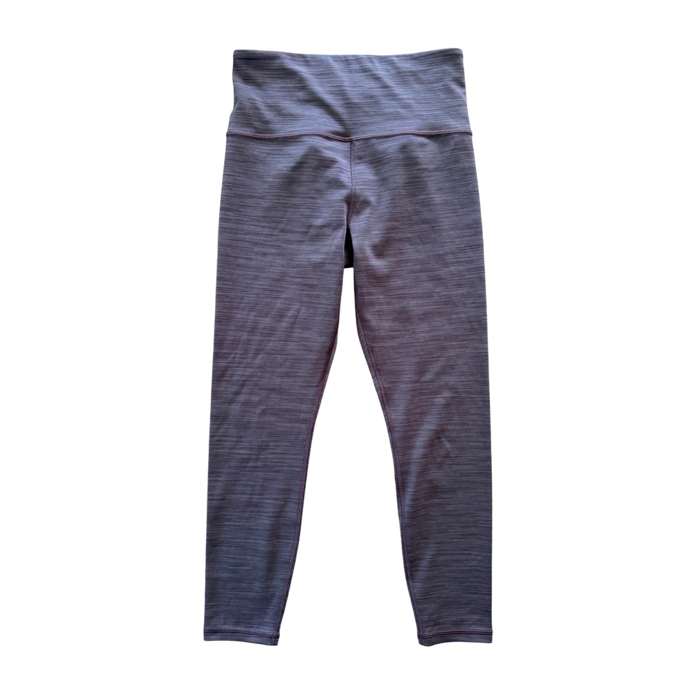 Athleta Elation Space Dye 7/8 Tight Mauve Purple High Rise Yoga Leggings Small